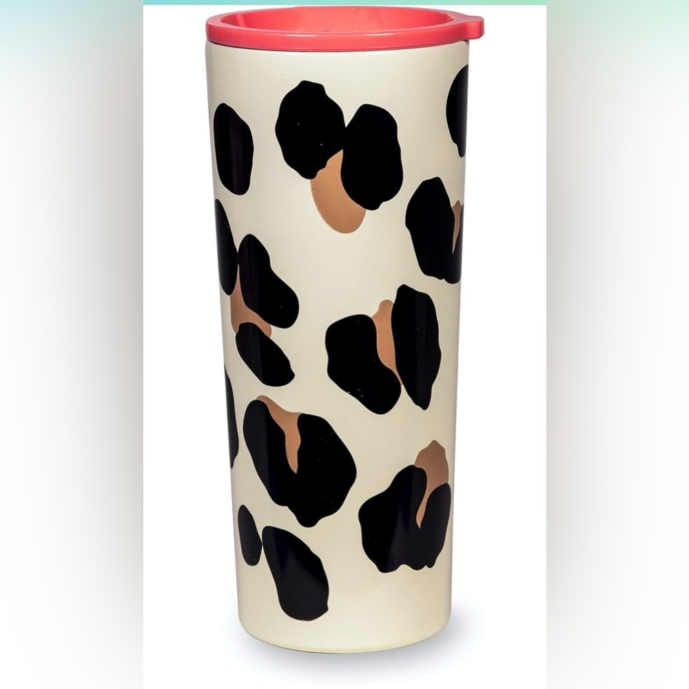 NWT Kate Spade Forest Feline 24 oz. Stainless Steel Tumbler